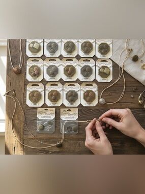 Lot of 18 New Packs Magnetic Jewelry Clasps 44 Total Antique Finish Craft Supply